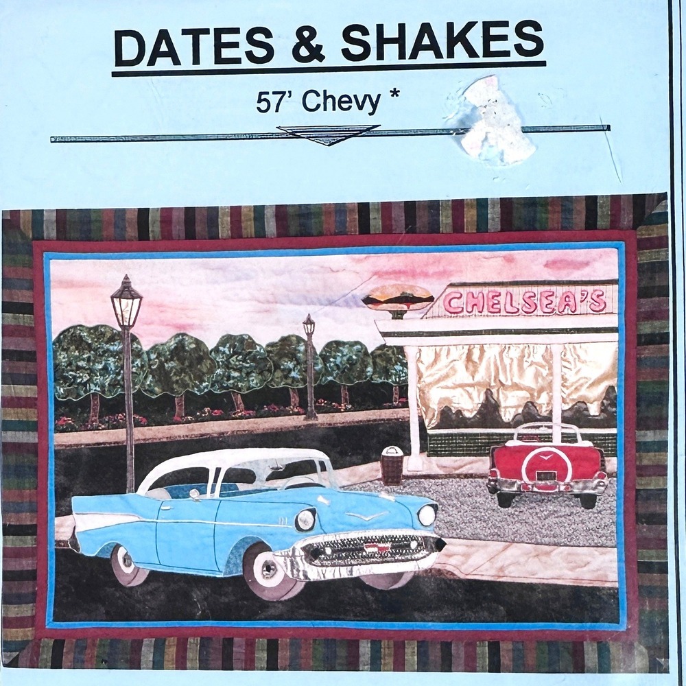 Vintage 1999‎ Crystal Clear Designs Dates Shakes 57 Chevy Appliqué Quilt Pattern